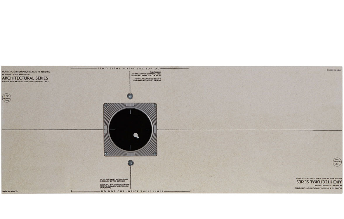 1/2" Discreet Gypsum Mounting Platform